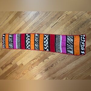 Oscar De La Renta Vintage Silk Scarf 11" x52"